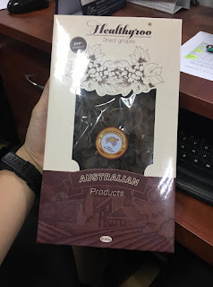 Nho khô nguyên cành úc nhập khẩu