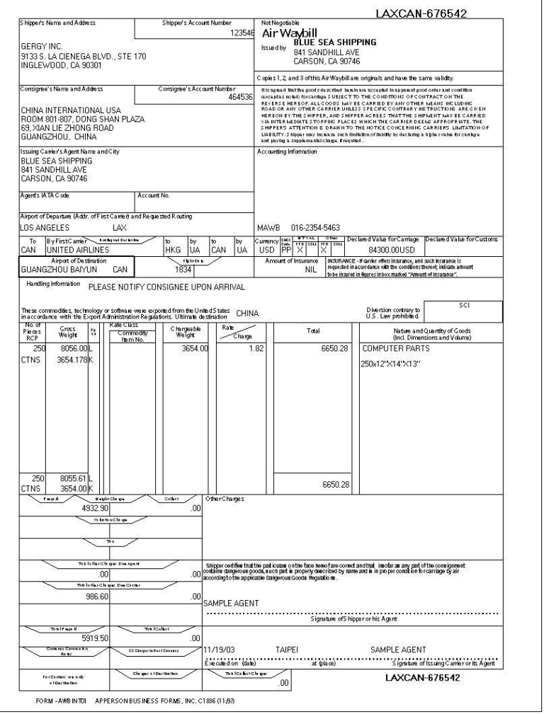 KHÁC NHAU GIỮA MASTER AIRWAY BILL – MAWB VÀ HOUSE AIRWAY BILL – HAWB ...