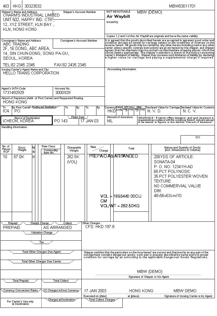KHÁC NHAU GIỮA MASTER AIRWAY BILL – MAWB VÀ HOUSE AIRWAY BILL – HAWB ...
