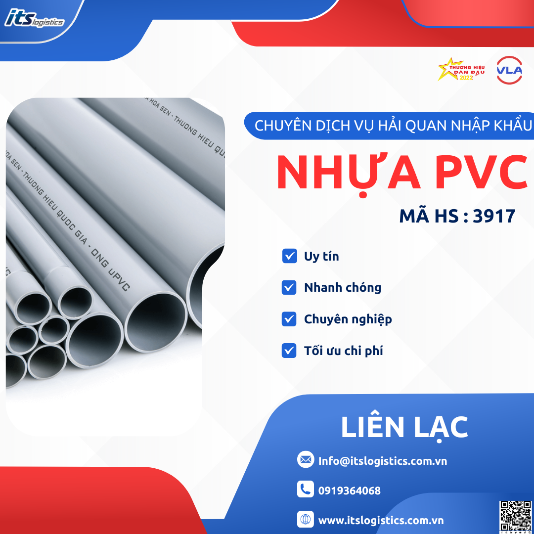 THỦ TỤC DỊCH VỤ NHẬP KHẨU NHỰA PVC – CỔNG THÔNG TIN ITS LOGISTICs